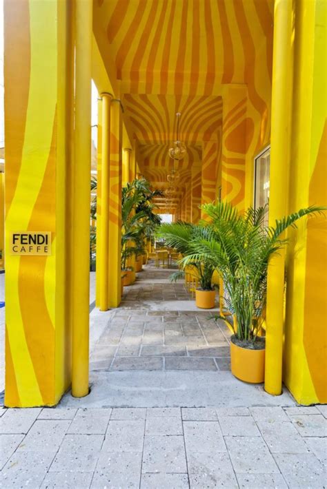 fendi cafe miami design district|fendi restaurant miami.